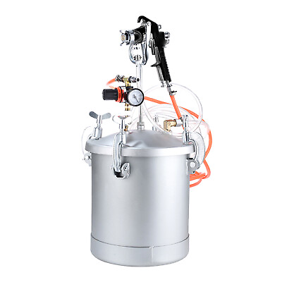 #ad 10L Feed Paint Tank Pot Sprayer 2.5 Gallon High Pressure Paint Pot Sprayer $74.66