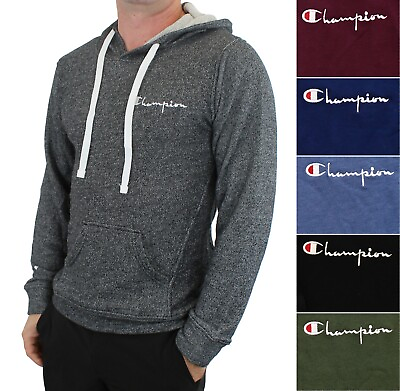 Champion Men#x27;s Lightweight Hoodie French Terry Pullover Shirt Athletic Gym Wear #ad $22.99