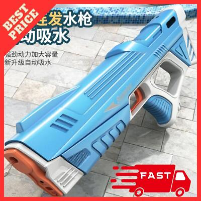 #ad Electric Water Gun High Pressure Squirt Blaster Soaker Cannon Outdoor Pool Toys $29.89