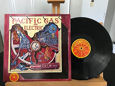 #ad PACIFIC GAS amp; ELECTRIC GET IT ON BRIGHT ORANGE BO701 REISSUE USA 1969 VG VG $35.00