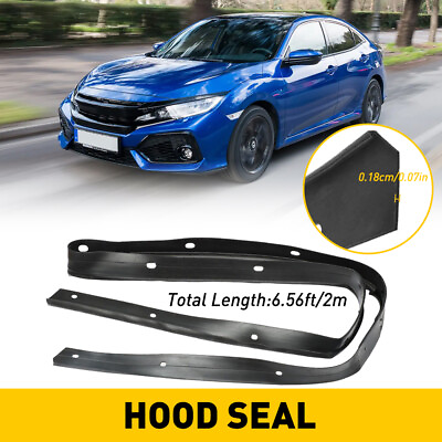 #ad Car Hood Seal Strip Weatherstrip Rubber For 2016 2019 Honda Civic 74146 TBA A01 $17.99