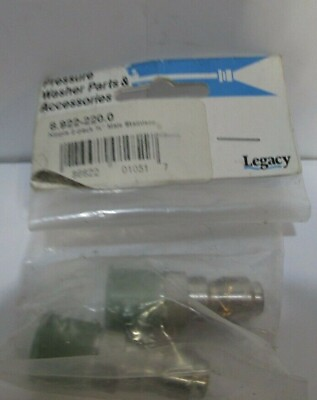 #ad LOT OF 2 NEW Legacy Pressure Washers 89222220 Stainless Male Nipple 1 4 $10.99