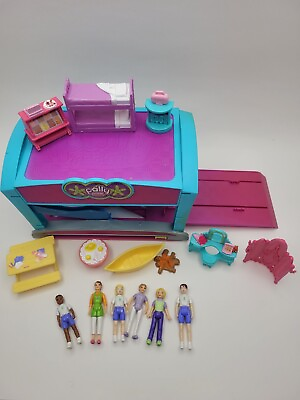 #ad Polly Pocket Car Cool Drive Thru With 6 six figures and some accessories $29.95