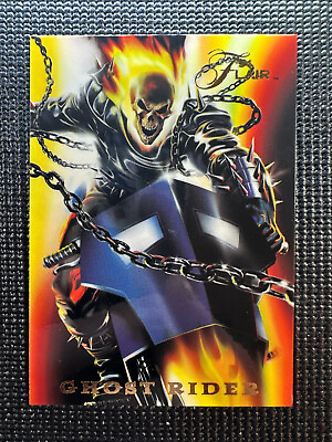 #ad 1994 Marvel Flair Annual Power Blast Ghost Rider #9 Pack Fresh Clean $4.99