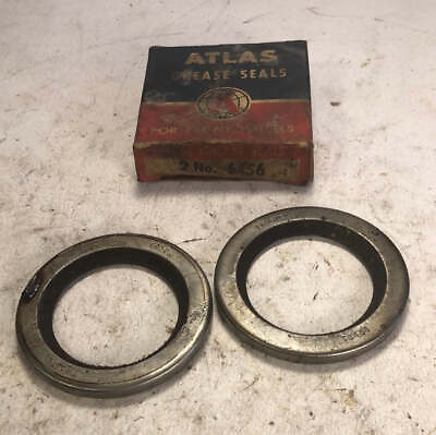 #ad 1949 1953 Kaiser front wheel grease seals pair NOS Atlas 6456 $20.00