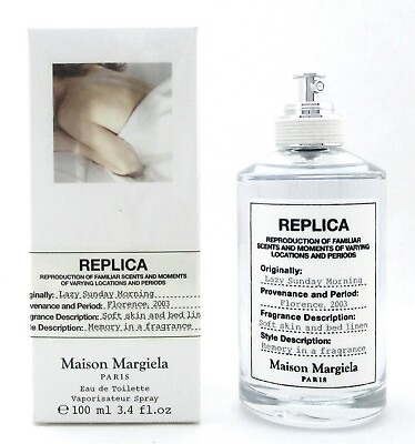 #ad Replica Lazy Sunday by Maison Margiela 3.4 oz. EDT Spray for Unisex New Unsealed $75.95