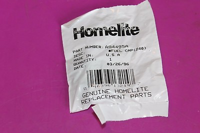 #ad #ad Homelite Fuel Cap. Part A94495A. Acquired from a closed small engine repair shop $5.00