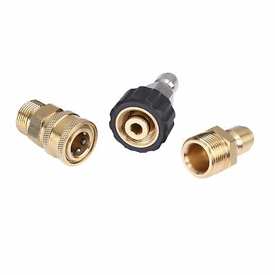#ad Pressure Washer Adapter Quick Disconnect Kit M22 Swivel Quick Connect Fittings $27.98