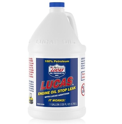 #ad Lucas Engine Oil Stop Leak 1 Gallon Fits Gasoline or Diesel Engine 10279 $41.07