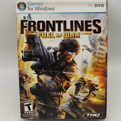 #ad Frontlines Fuel Of War Games For Windows PC DVD New SEALED Original Packaging $15.98