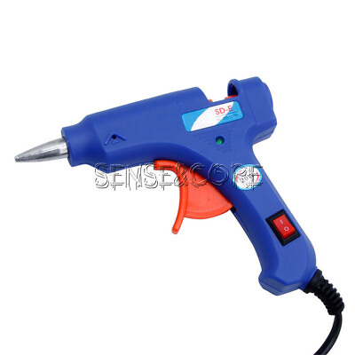 #ad 20W Mini Industrial Hot Melt Glue Gun Hot Temperature Repair Tool 7MM Glue Stick EUR 1.52