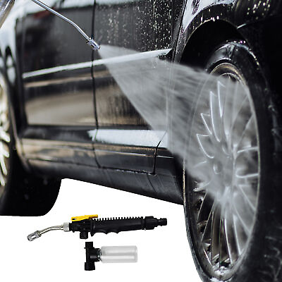 #ad High Pressure Power Washer Spray Wand Nozzle Tips Hose Connector Kit Car Garden $14.16