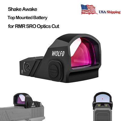 3MOA Shake Awake Red Dot Reflex Sight Cyelee WOLF0 for Glock 17 MOS RMR Cut Base $101.99