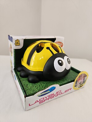 #ad SPLASH Ladybug Sprinkler Outdoors Yard Water Hose Spray Game New In Box $9.50