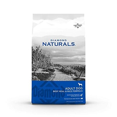 #ad Diamond Naturals Dry Food for Adult Dog Beef and Rice Formula 40 Pound Bag $29.80