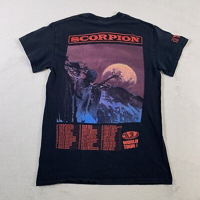 #ad #ad DRAKE Concert Tour Shirt SCORPION 2018 World Tour City List 2 sided Adult Small $49.95