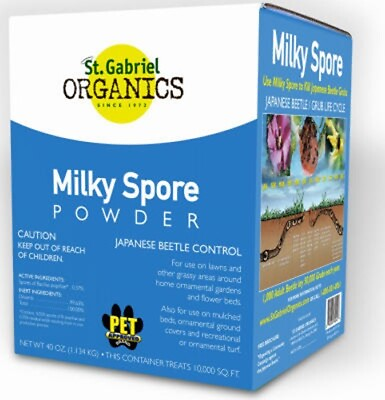 #ad Milky Spore Powder 80040 6 40 oz 10000 sf Organic Lawn Grub Control Pack of 1 $128.99
