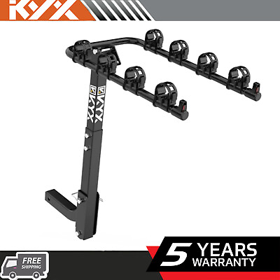#ad 4 Bike Car Hitch Racks For 2 in.Hitch with Foldable Arms Sturdy Ultra Large Load $81.99