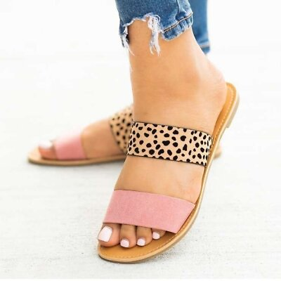 #ad Fashion Simple Flat bottom Hollow Sandals And Slippers $32.07