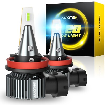 #ad #ad AUXITO Super Bright H11 H8 H9 8000K LED Headlights Bulbs KitIce Blue 4000LM EOH $19.99