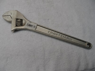 #ad Craftsman 15quot; Adjustable Wrench NOS made in USA Part # 44662 $149.94