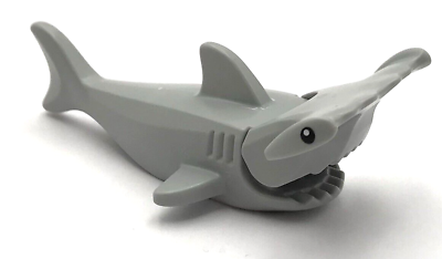 #ad Lego New Light Bluish Gray Shark Hammerhead with Debossed Gills Black Eyes Part $8.99