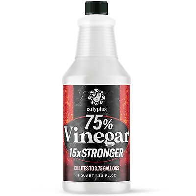 #ad 75% Pure Super Concentrated Vinegar Dilutes to 3.75 Gallons 15x Power Con... $30.27