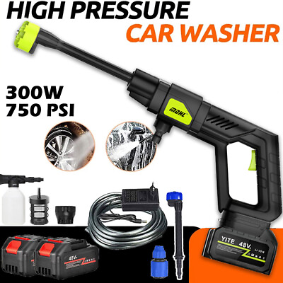 #ad PRO High Pressure Washer 750PSI Car Power Washer Gun Spray Wand Lance Nozzle Kit $63.99