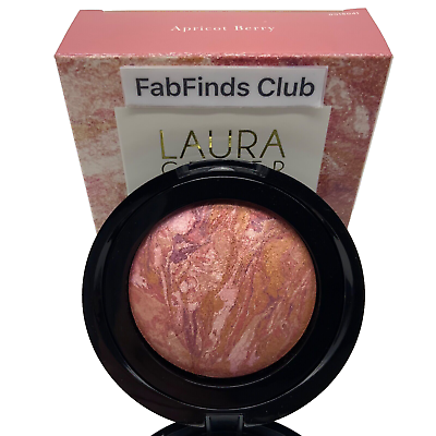 #ad Laura Geller Baked Blush N Brighten Marblized Blush Apricot Berry Full Size $18.95