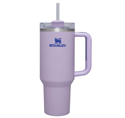 #ad Stanley Quencher H2.0 Tumbler With Hand 40 OZ Purple 100% Authentic NEW $39.99