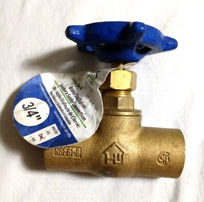 #ad Homewerks 3 4quot; Solder 230 4 34 34 Connection Brass Stop amp; Waste Valve NEW $7.99