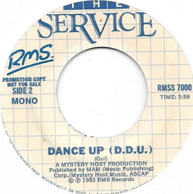 #ad #ad THE SERVICE Dance Up on RMS electro boogie PROMO 45 HEAR $12.00