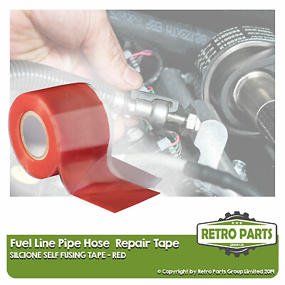 #ad Fuel Line Hose Pipe Repair Tape For Subaru. Leak Fix Pro Sealant Red GBP 14.95