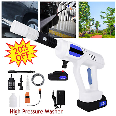 #ad High Pressure Car Washer Spray Gun Portable Jet Washer for Home Garden Yard $37.76