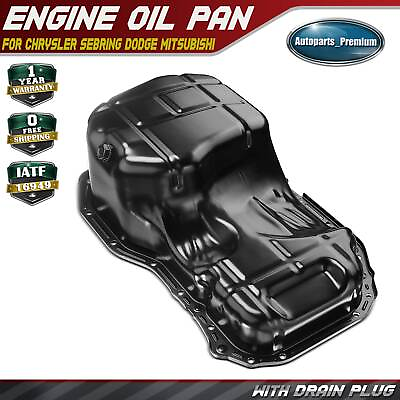 #ad Engine Oil Pan Sump for Chrysler Sebring Dodge Mitsubishi Eclipse 99 05 l4 2.4L $47.69