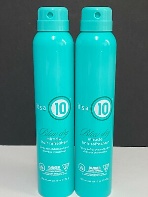#ad It#x27;s its a 10 Blow Dry Miracle Hair Refresher Spray 2 Pack 6 oz each $54.99