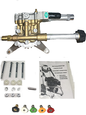 FREE WAND TIPS BRASS PUMP Troy Bilt 3100 PSI EXCELL Pressure Washer REAR PIPE $139.99