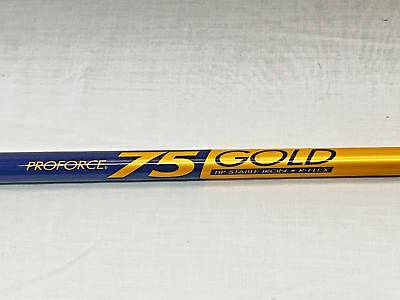 #ad Pro Force 75 Gold Tip Stable Iron Regular Flex Golf Shaft Pull 36 7 8quot; .355 Tip $23.00