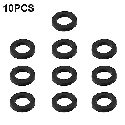 #ad 10pcs Rubber Washers Replacement Shower Shower Pipe Washers Rubber Ring Bathroom $6.43