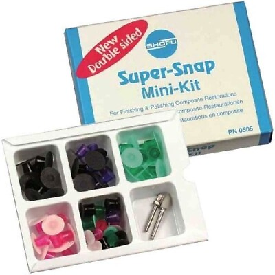 #ad Shofu Super Snap Mini Kit Finishing amp; Polishing Composite Restorations 48 Disc $37.99
