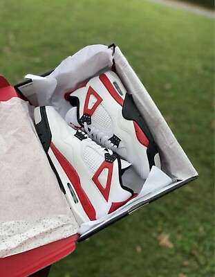 #ad Size 9.5 Jordan 4 Retro Mid Red Cement $390.00