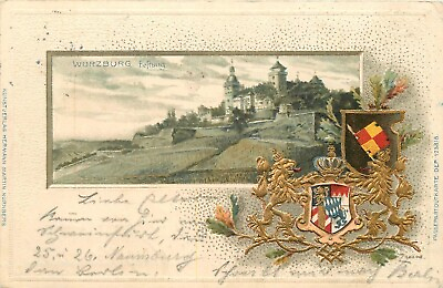 #ad #ad Postcard 1900 Bavaria Germany Wurzburg Bayern 233 10378 $9.61