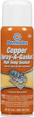 #ad Permatex 80697 Copper Spray A Gasket Hi Temp Adhesive Sealant $16.52