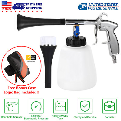 Car High Pressure Cleaning Gun Air Pulse Surface Interior Exterior Cleaning Tool $23.99