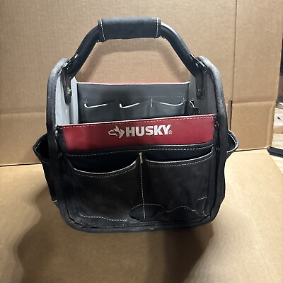 #ad Husky 10 in. 15 Pocket Open Top Tool Bag $39.99