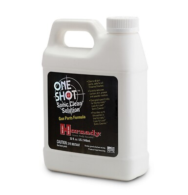 #ad Hornady One Shot Sonic Clean Gun Parts Solution 32 Fluid Oz Bottle 043360 $35.96