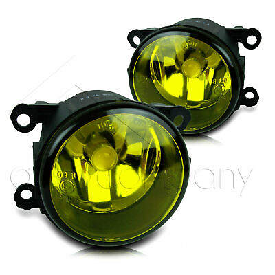 #ad For Subaru Replacement Fog Lights Front Bumper Lights w COB Bulbs Yellow $90.70