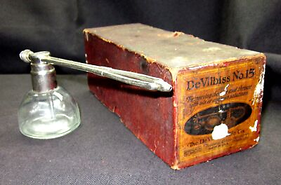 #ad DeVilbiss No.15 Throat Medical Sprayer Circa 1916 $9.59