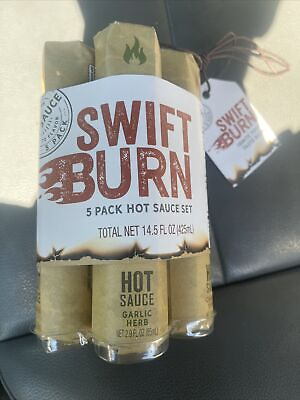 Swift Burn Multi Hot Sauces Dynamite Gift Set Set of 5 $25.00