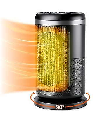 #ad Space Heaters for Indoor Use 1500W 750W Portable Heater with 90°Oscillation S... $28.26